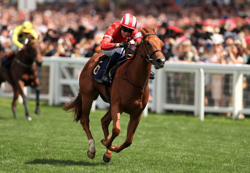 Daahyeh takes out the Albany Stakes at Royal Ascot.