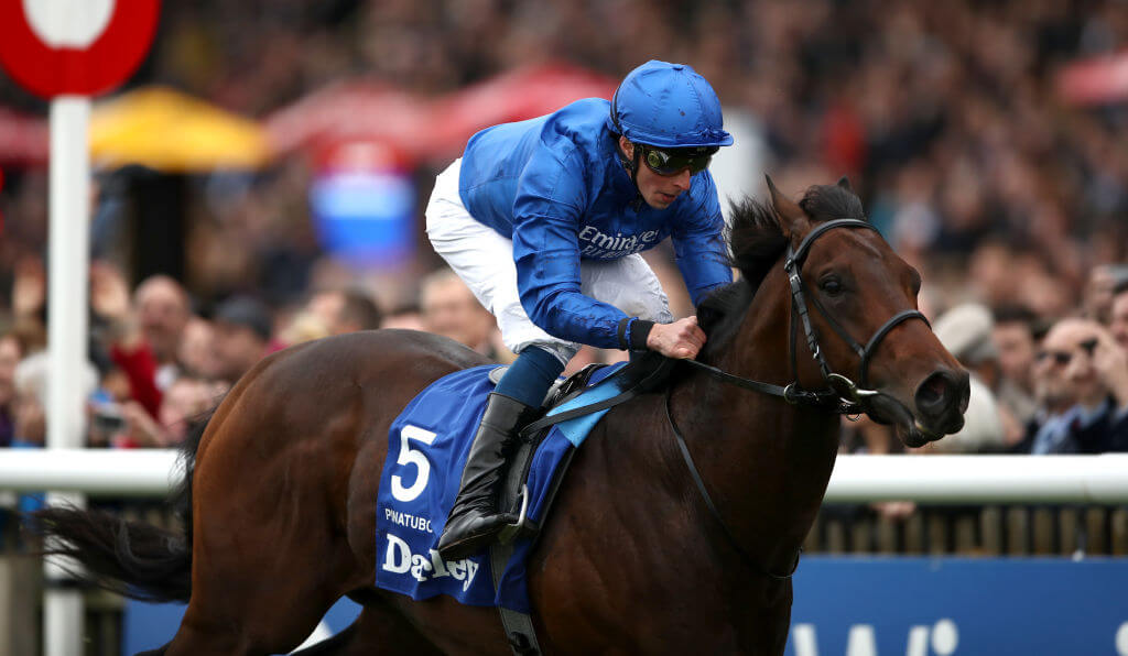 Pinatubo ridden by William Buick wins The Darley Dewhurst Stakes